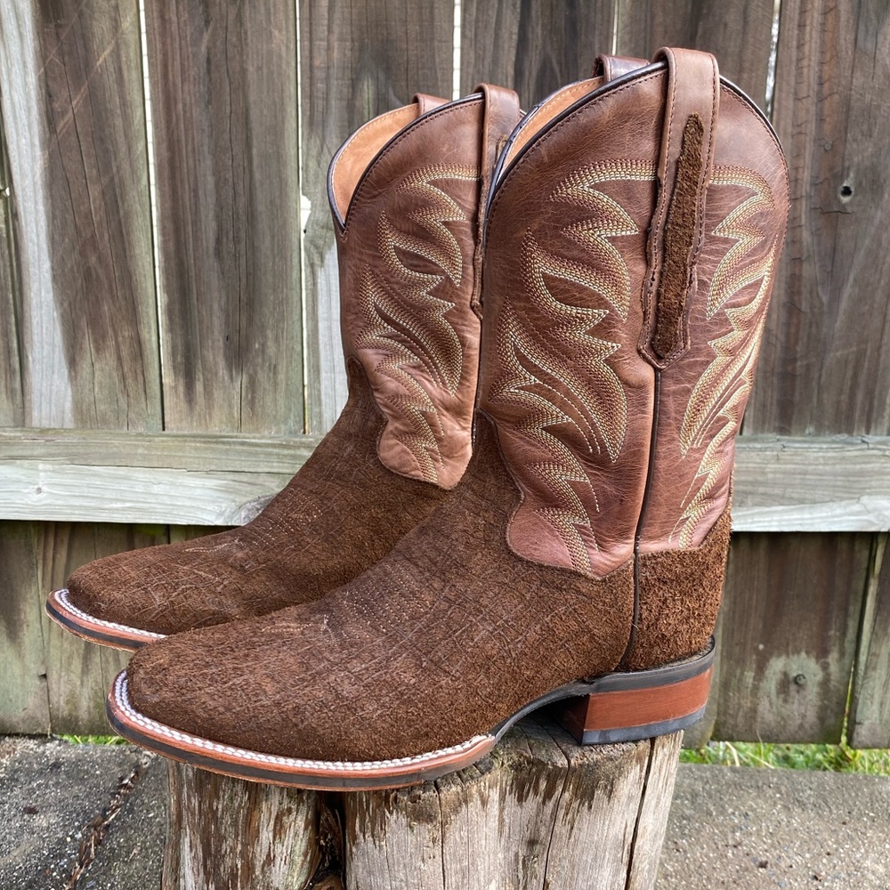 Mens Dan Post Cowboy Boots Brown